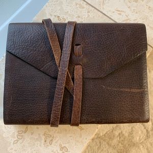 Wovoro Leather Bound Journal UnLined Handmade Retro Writing Notebook 7” x 5”